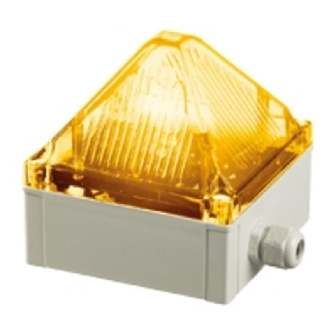 Feu flash Quadro 13J 230Vac optique Orange IP66/67-Lire la description