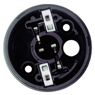 Feu permanent DEL BM 230VAC VERT IP65 Ø58mm NOIR-Lire la description