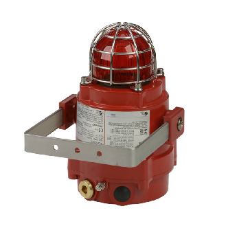 Feu flash ATEX compact 15J 444cd 230Vac 170mA Rouge IP66 IP67-Lire la description