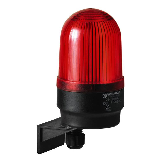 Feu à éclats WM 24VDC ROUGE IP65 Ø58mm NOIR-Lire la description