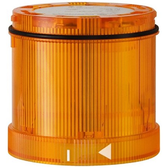 Élément feu à éclats 2J 24VDC ORANGE IP65 Ø70mm ORANGE-Lire la description