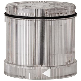 Élément feu à éclats DEL 24VDC BLANC IP65 Ø70mm TRANSPARENT-Lire la description