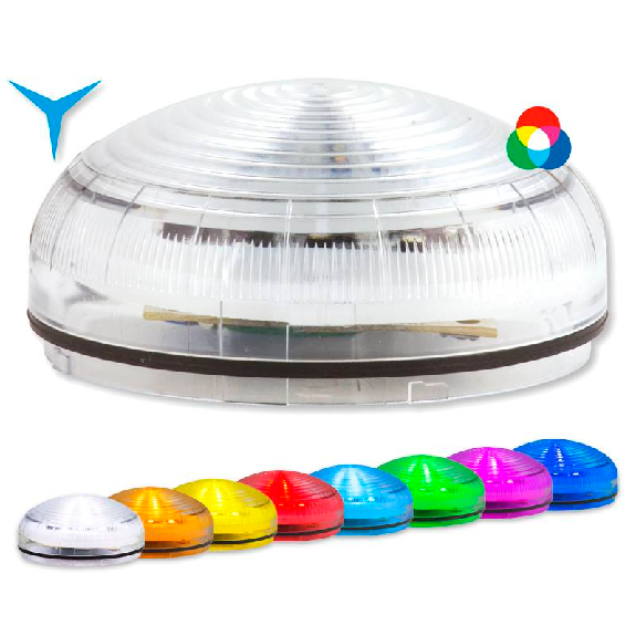 Feu XLF DIRECTIONAL MULTICOLOR RVB IP66 Ø92mm-Lire la description