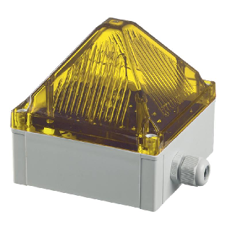 Feu flash Quadro 13J 24Vdc optique Jaune IP66/67-Lire la description