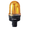 Feu permanent DEL RM 230VAC ORANGE IP65 Ø98mm NOIR