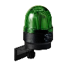 Feu permanent DEL WM 230VAC VERT Ø58mm IP65 NOIR
