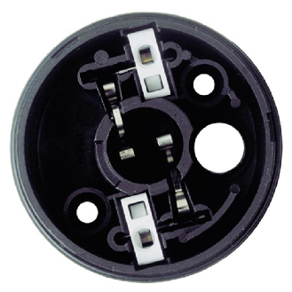 Feu permanent DEL WM 230VAC VERT Ø58mm IP65 NOIR-Lire la description