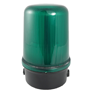 Feu LED multimodes 230Vac Vert 220xø140mm IP65-Lire la description