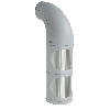 Feu permanent DEL-CL WM 24VDC VERT/ROUGE IP65,IP69K Ø60mm GRIS