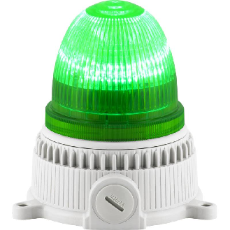 Feu OVOLUX LED VERT M V90/240A IP65 GRIS-Lire la description