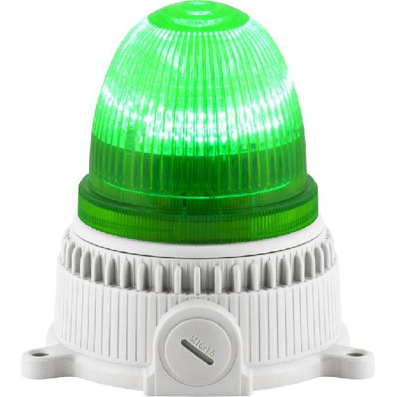 Feu OVOLUX LED VERT M V90/240A IP65 GRIS-Lire la description
