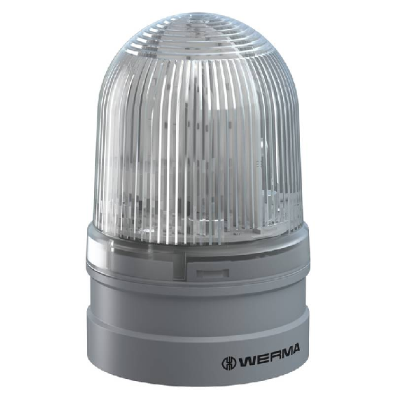 Midi Rotatif 12-24V AC/DC BLANC IP66 Ø85mm GRIS-Lire la description