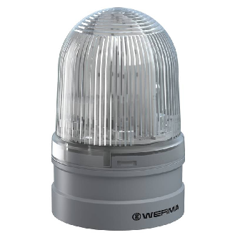 Midi Rotatif 12-24V AC/DC BLANC IP66 Ø85mm GRIS-Lire la description