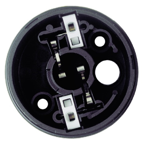 Feu à éclats BM 230VAC VERT IP65 Ø58mm NOIR-Lire la description