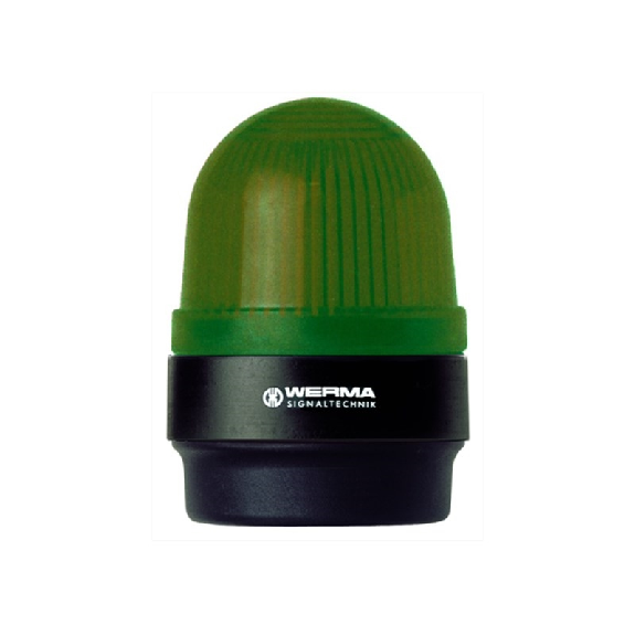 Feu à éclats BM 230VAC VERT IP65 Ø58mm NOIR-Lire la description