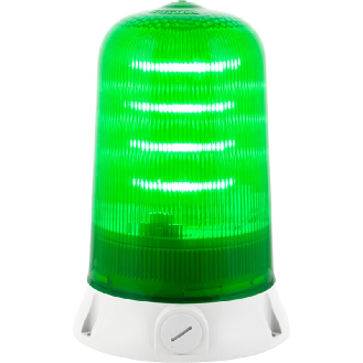 Feu tournant ROTALLAM S LED VERT V90/240AC GRIS-Lire la description