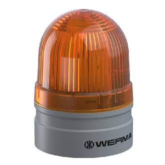 Mini TwinLIGHT 115-230VAC ORANGE IP66 Ø62mm GRIS-Lire la description