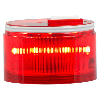 Elément feu fixe ELYPS LM S ROUGE ALLCOLOR Ø70mm IP65