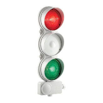 Feu bicolore à Leds SMFR12 LED RG V240AC IP65 GRIS-Lire la description