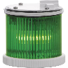 Feu TWS FIXE VERT V12/240DAC IP66 Ø75mm GRIS