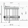 Feu TWS FIXE JAUNE V12/240DAC IP66 Ø75mm GRIS