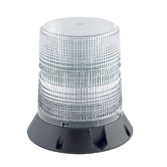 Feu LED multimodes fond plat 230Vac/dc optique Orange IP55-Lire la description
