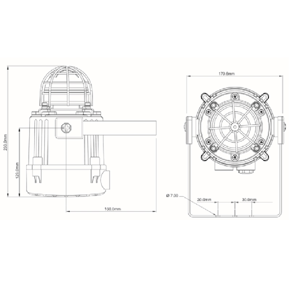 Feu flash compact 5J 24Vdc Zone 2 Feu flash compact 5J 24Vdc Zone 2-Lire la description