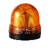 Feu permanent BM 12-240V ORANGE Ø75mm IP65 NOIR