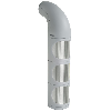 Feu permanent DEL-CL WM 24VDC VERT/ORANGE/ROUGE IP65,IP69K Ø60mm GRIS