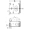 Feu à éclats double DEL BWM 115-230VAC BLEU IP66,IP67 NOIR
