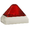 Feu flash 5J pyramidal 230Vac Rouge IP66