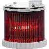 Feu TWS FIXE ROUGE V12/240DAC IP66 Ø75mm GRIS
