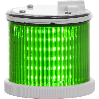 Feu TWS LED VERT S CO V24DAC IP66 Ø75mm NOIR-Lire la description