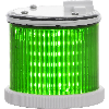 Feu TWS LED VERT S CO V24DAC IP66 Ø75mm NOIR
