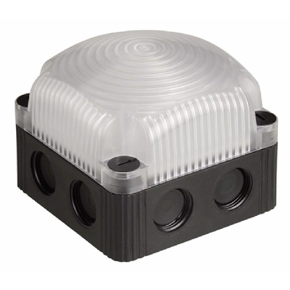 Feu permanent DEL BWM 24VDC MULTICOLORE IP66,IP67 NOIR-Lire la description