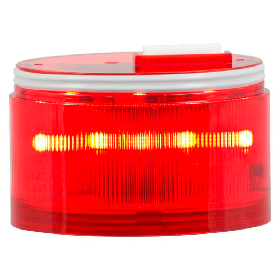 Elément feu flash ELYPS LM S MLT ROUGE ALLCOLOR Ø70mm IP65-Lire la description