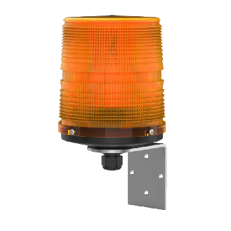 Feu LED haute luminosité Equerre Multimode IP55 24Vcc optique orange-Lire la description