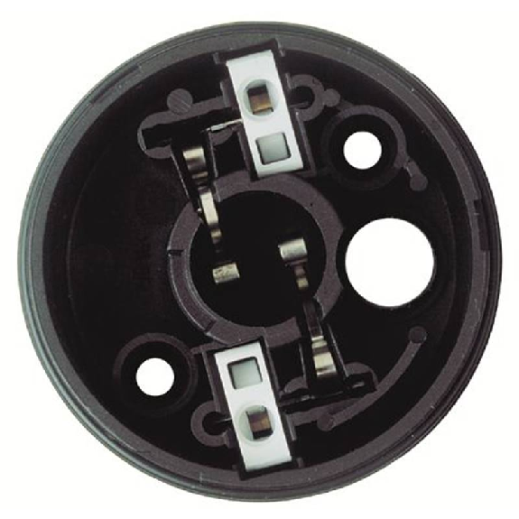 Feu permanent DEL WM 24VAC/DC ROUGE Ø58mm IP65 NOIR-Lire la description
