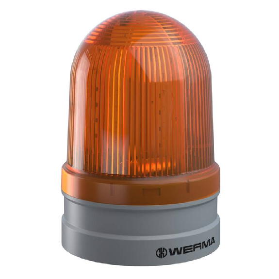 Maxi TwinFLASH 12-24VAC/DC ORANGE IP66 Ø120mm GRIS-Lire la description