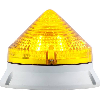 Feu CTL900 LED JAUNE V12/24DAC IP54 Ø99mm GRIS
