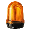 Feu permanent DEL surveillé BM 24VDC ORANGE IP65 Ø98mm NOIR