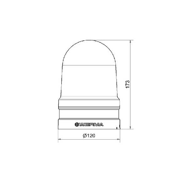 Maxi Rotatif 115-230VAC BLEU IP66 Ø120mm GRIS Maxi Rotatif 115-230VAC BLEU IP66 Ø120mm GRIS-Lire la description