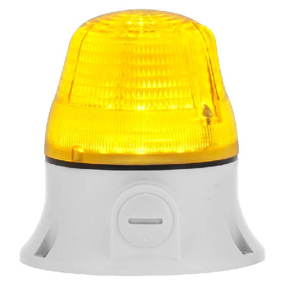 Feu MICROLAMP XENON JAUNE V12/24DAC IP54 Ø77mm GRIS Feu MICROLAMP XENON JAUNE V12/24DAC IP54 Ø77mm GRIS-Lire la description