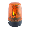 Maxi feu tournant 40W 230Vac Orange 220xø140mm IP65