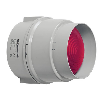 Feu permanent 12-240V ROUGE IP65 Ø150mm GRIS