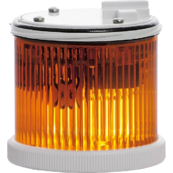 Feu TWS XENON ORANGE V24DC IP66 Ø75mm GRIS-Lire la description