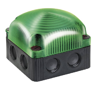 Feu permanent DEL BWM 48VAC VERT IP66,IP67 NOIR-Lire la description
