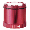 Élément feu permanent DEL ultrabright 24VDC ROUGE IP65 Ø70mm ROUGE
