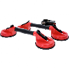 Jeu de ventouses double pour vitre ou pare-brise + sangle