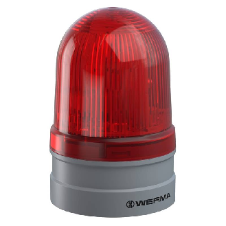 Midi TwinFLASH 12-24VAC/DC ROUGE IP66 Ø85mm GRIS-Lire la description